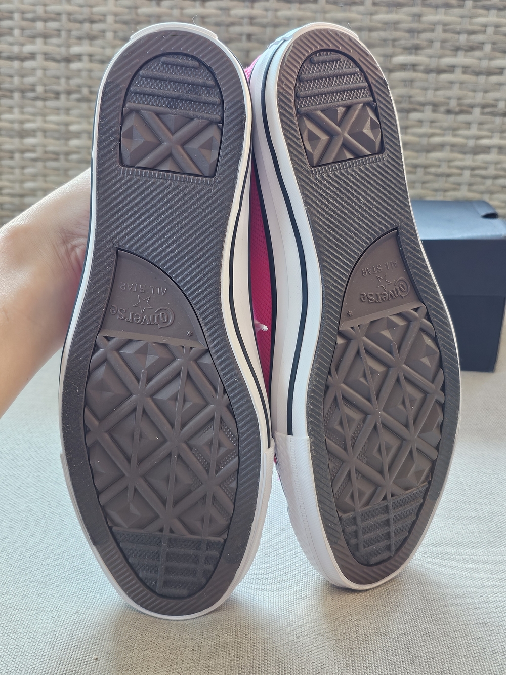 Converse Womens Low Top Slip On Sneakers - Hot Pink - Picture 4 of 6